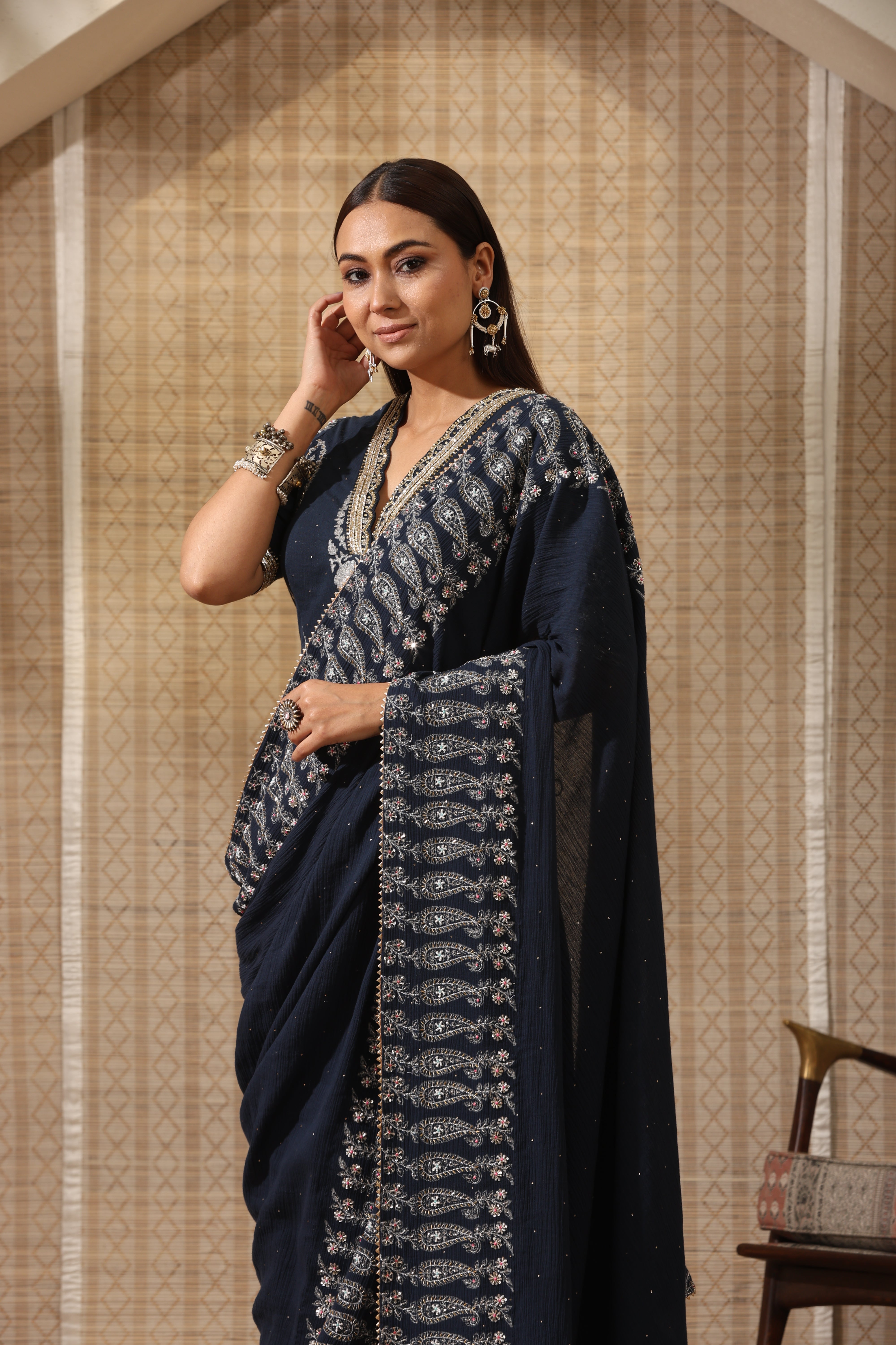 Pre Draped Saree