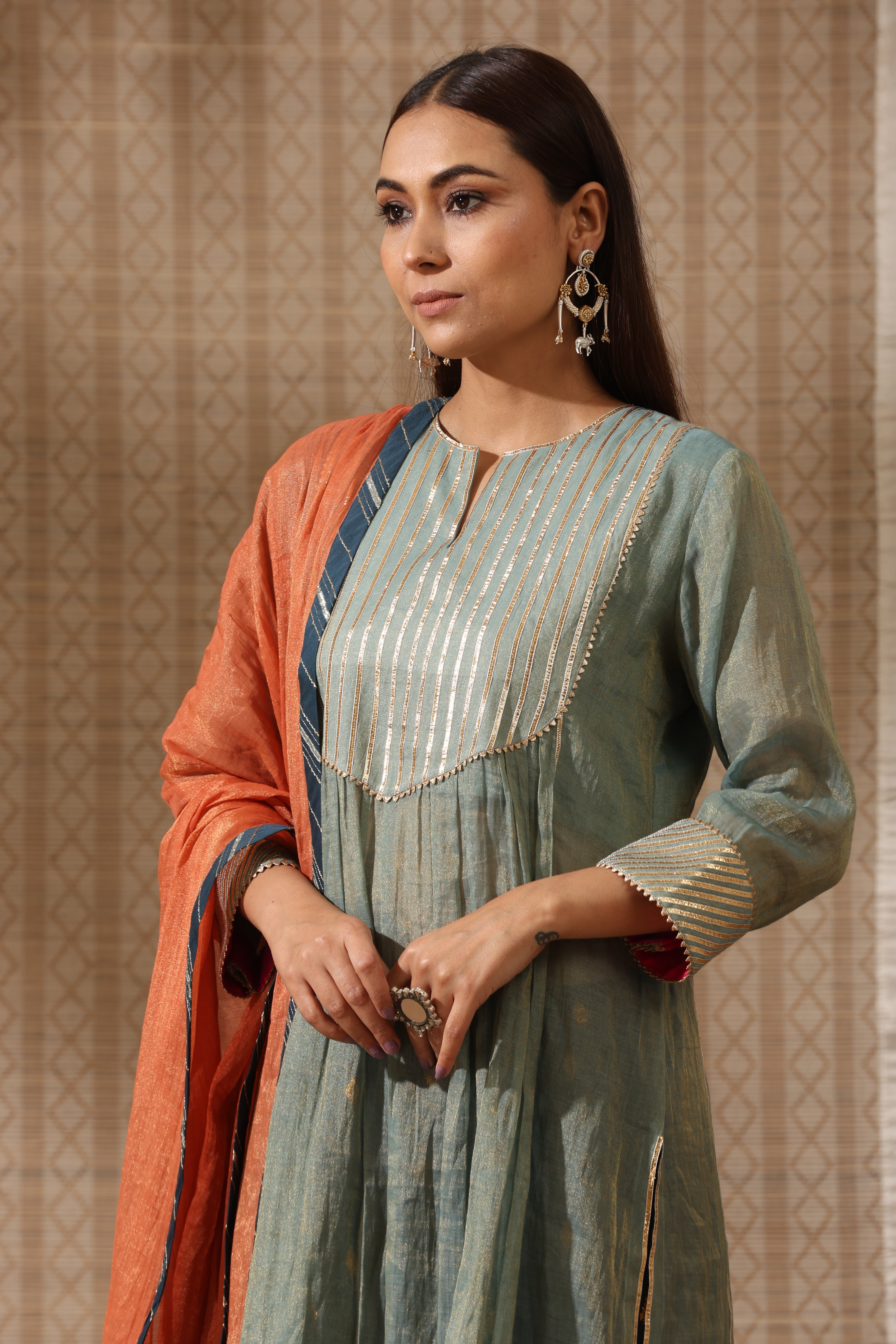Tissue Salwar Set