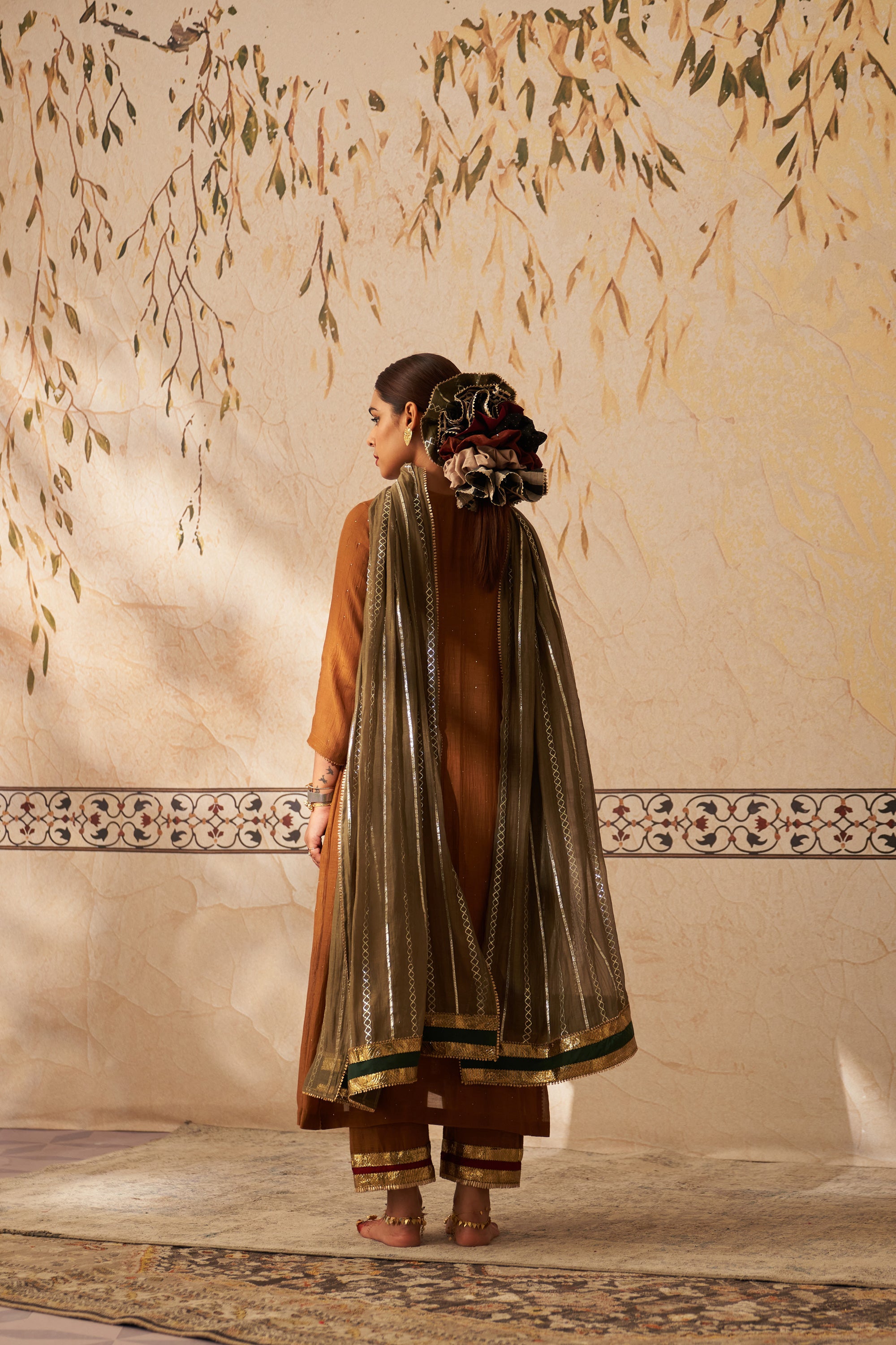 Mustard Anar Kurta Set