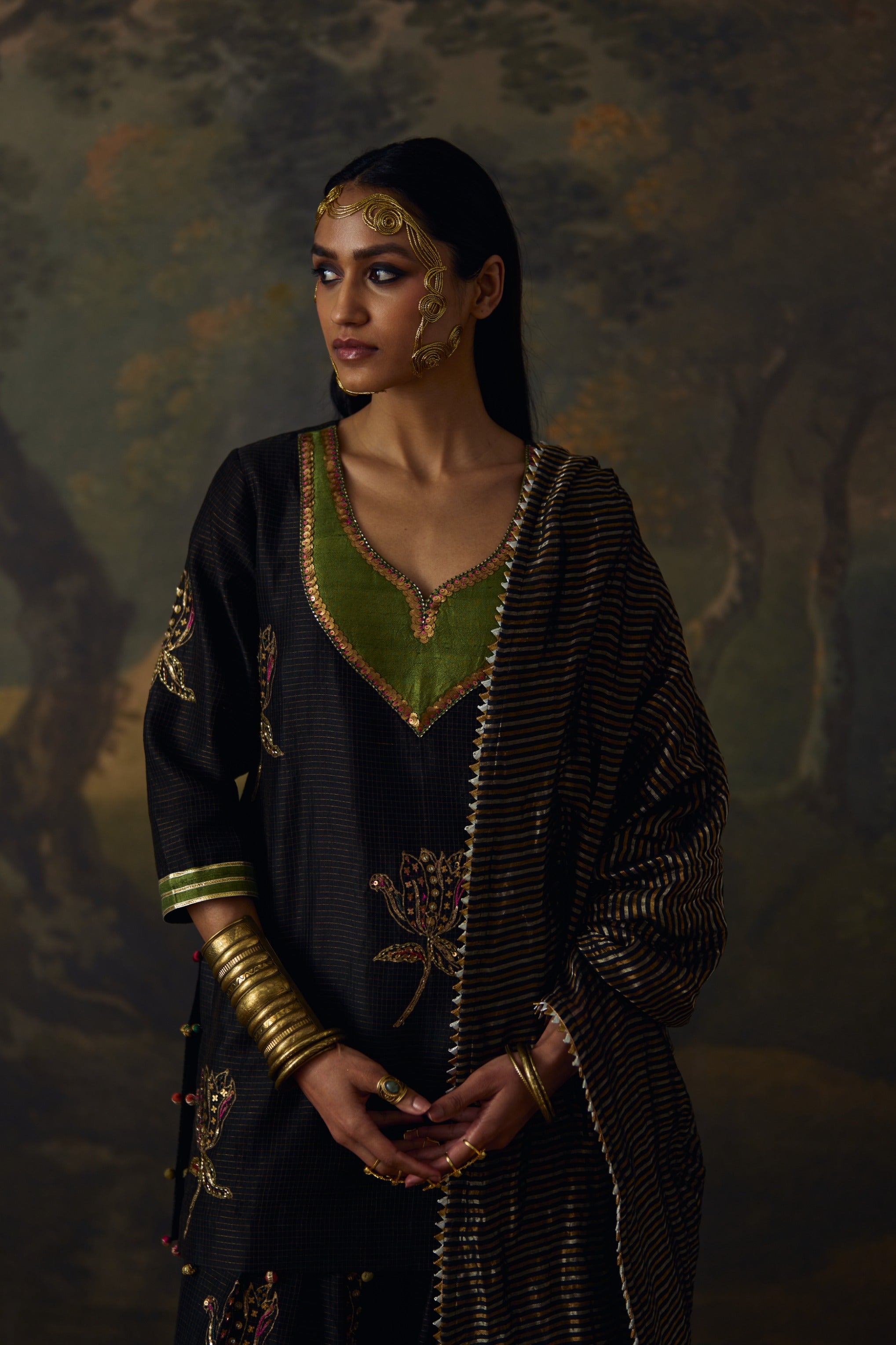 Black Farshi Salwar Set