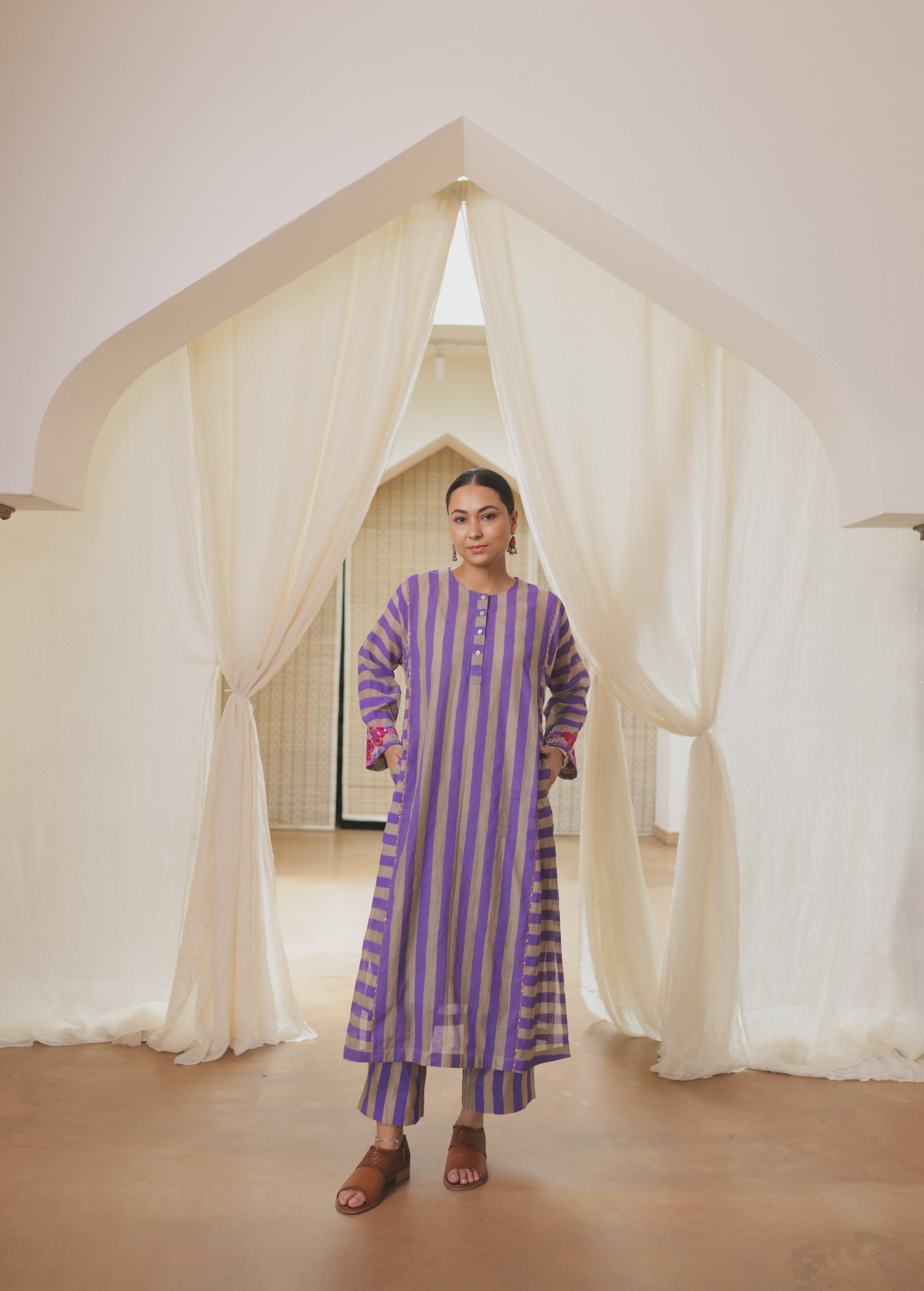 Purple Stripe Gussate