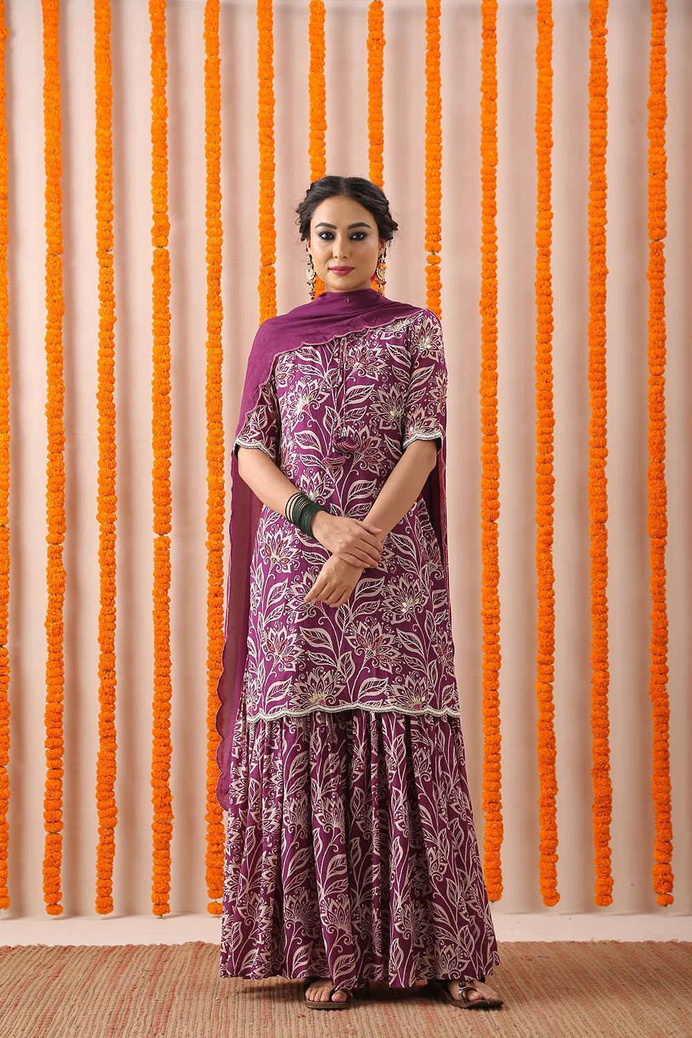 Purple Mehendi Set