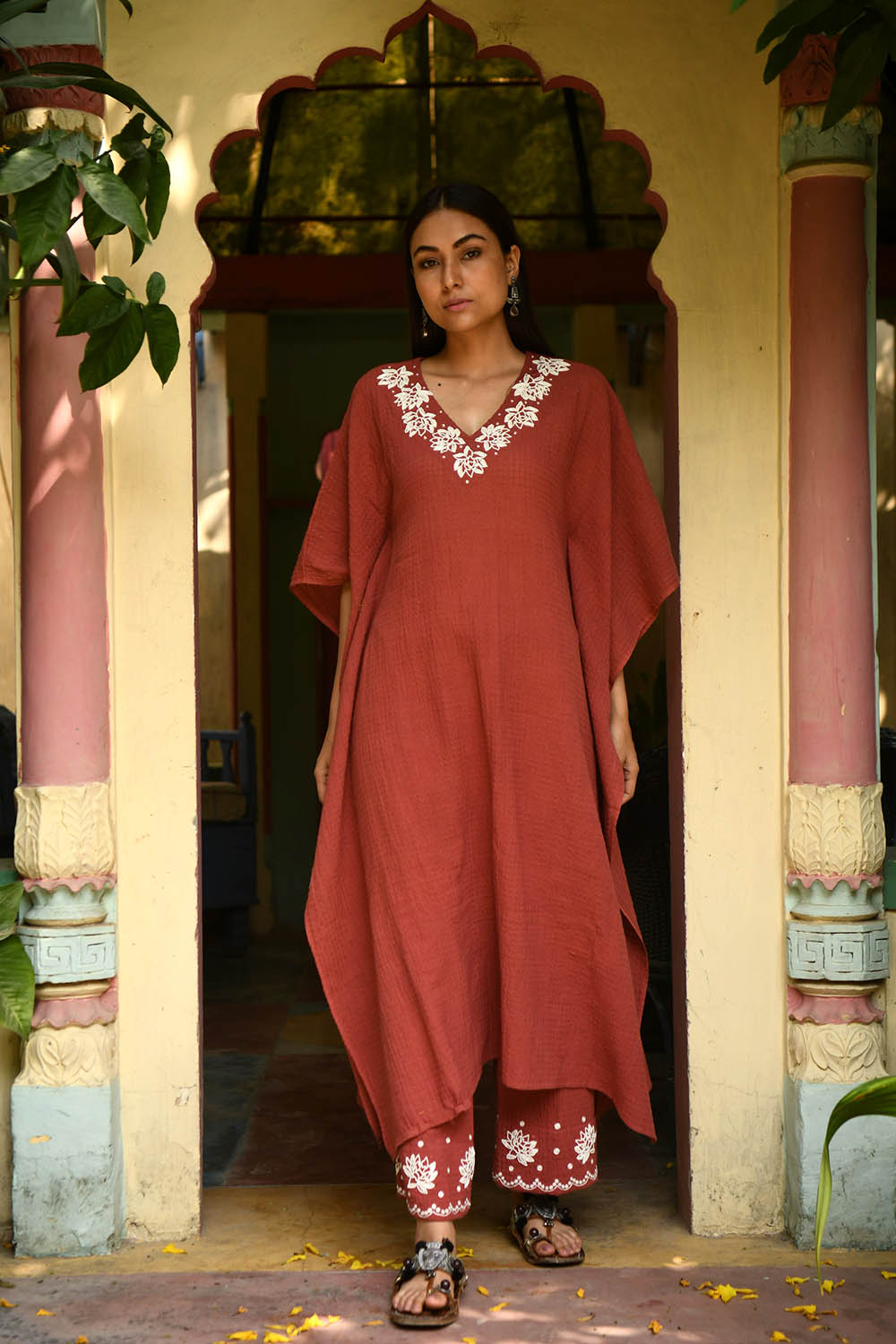 Blush Pink Kawal Kaftan