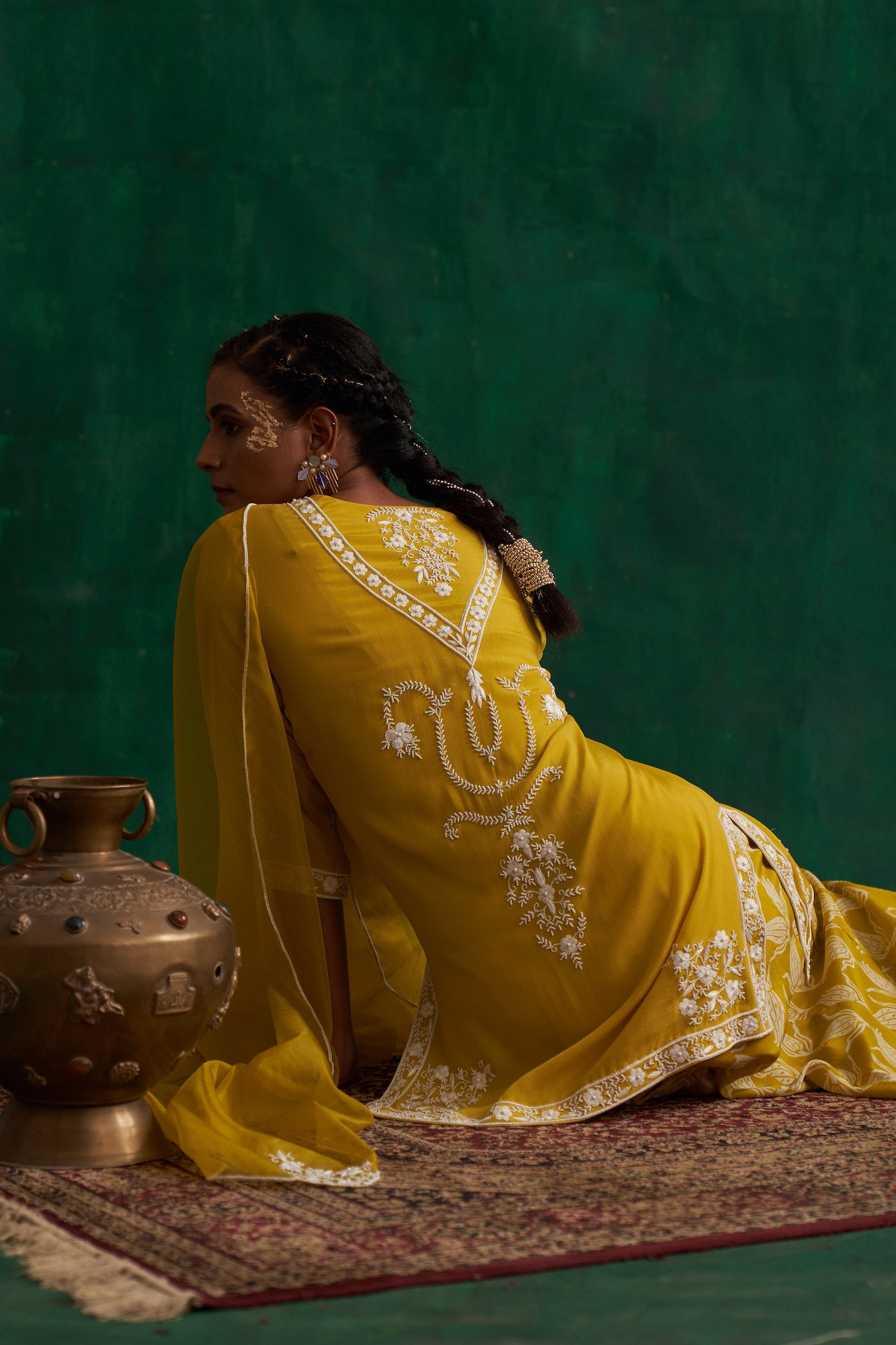 Turmeric Yellow Garara Set