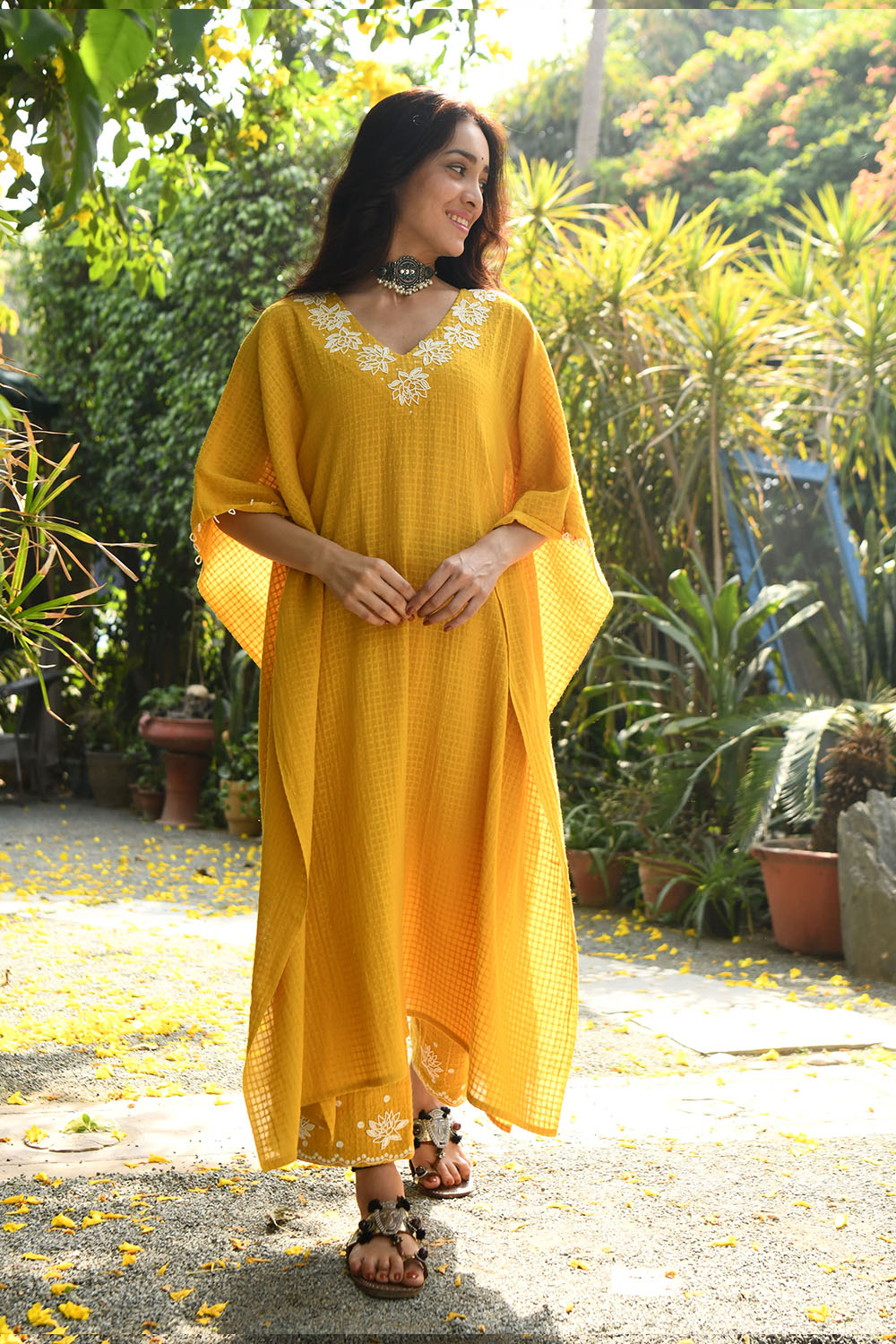 Cotton Kaftan Set