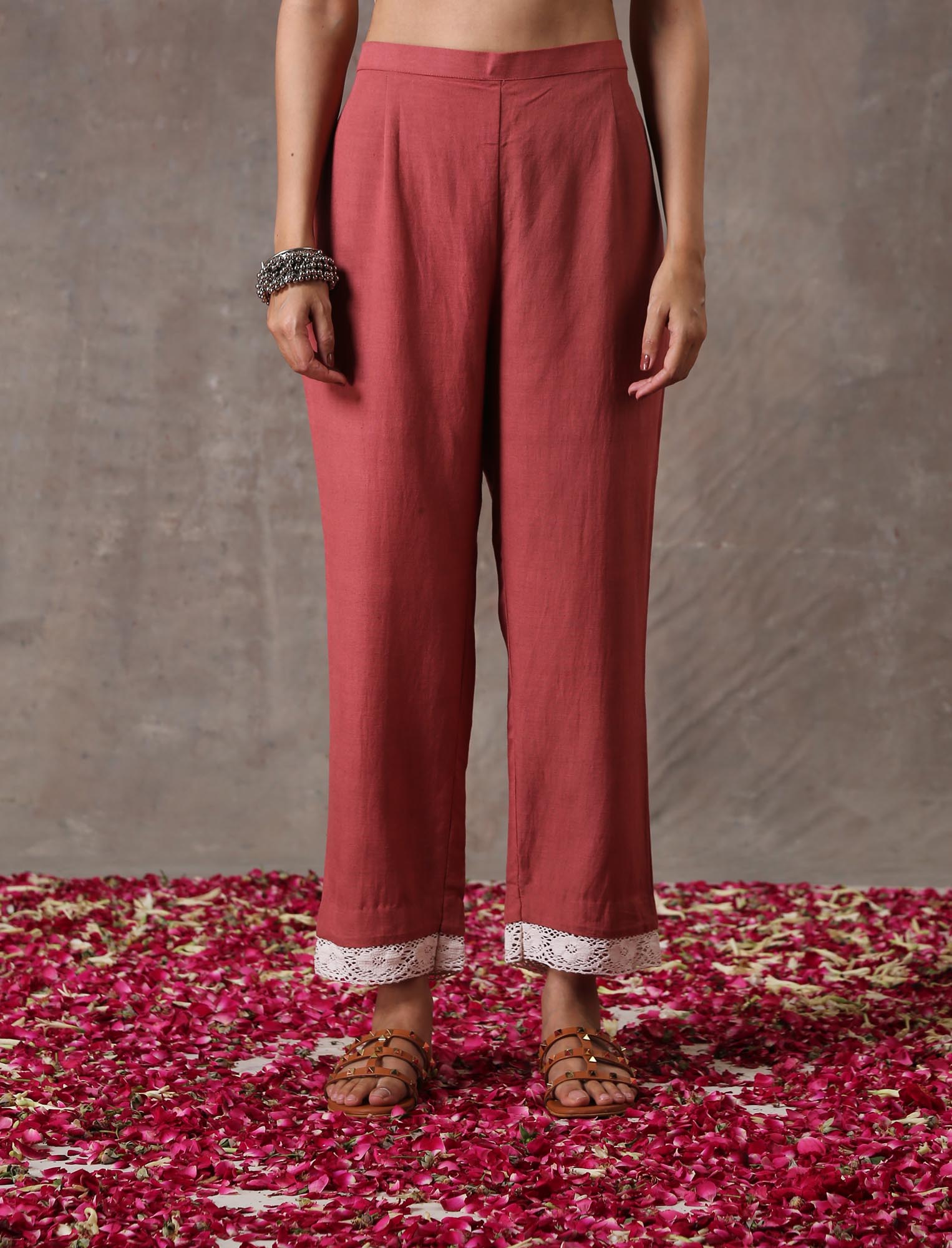 Peach Garara Set