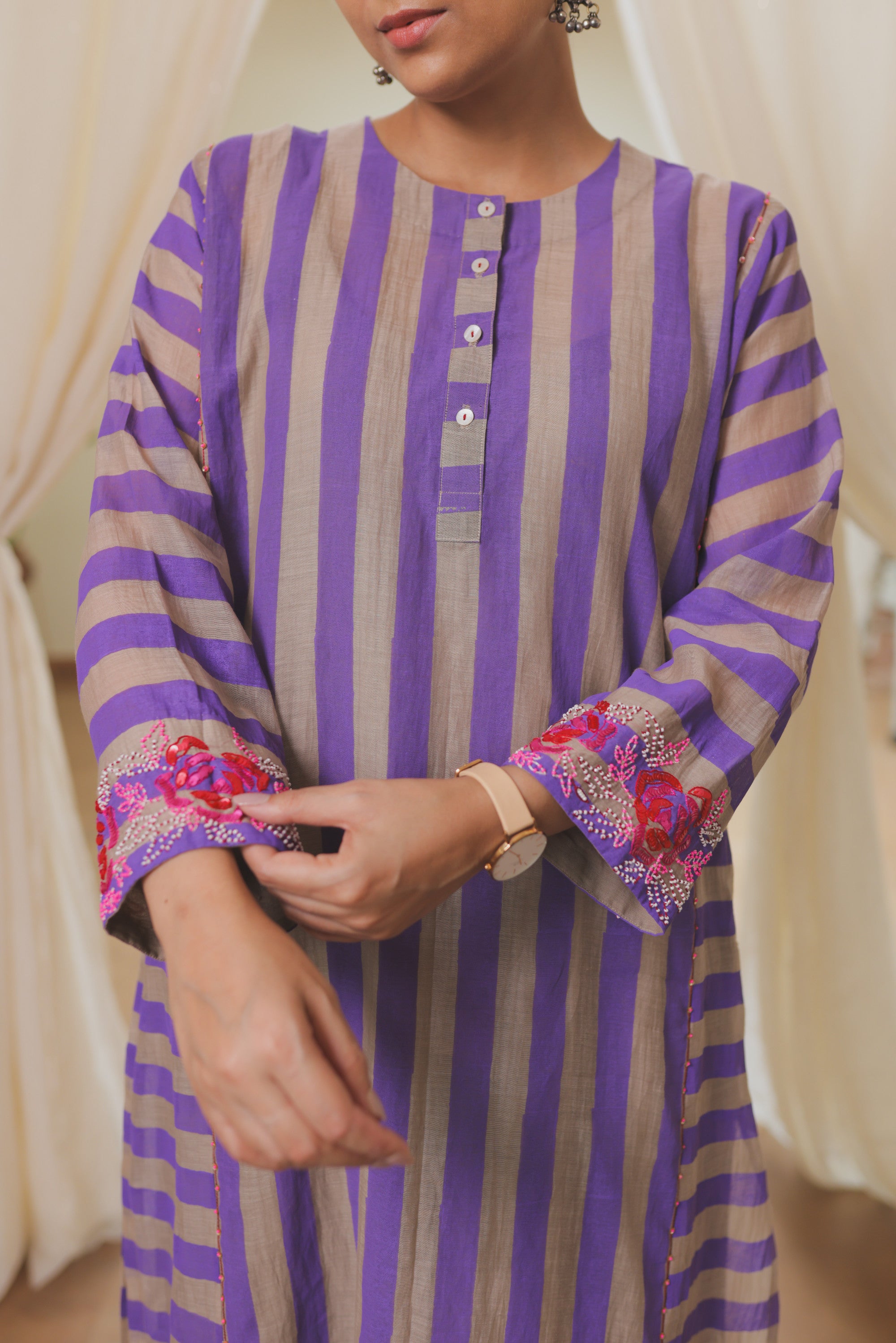Purple Stripe Gussate