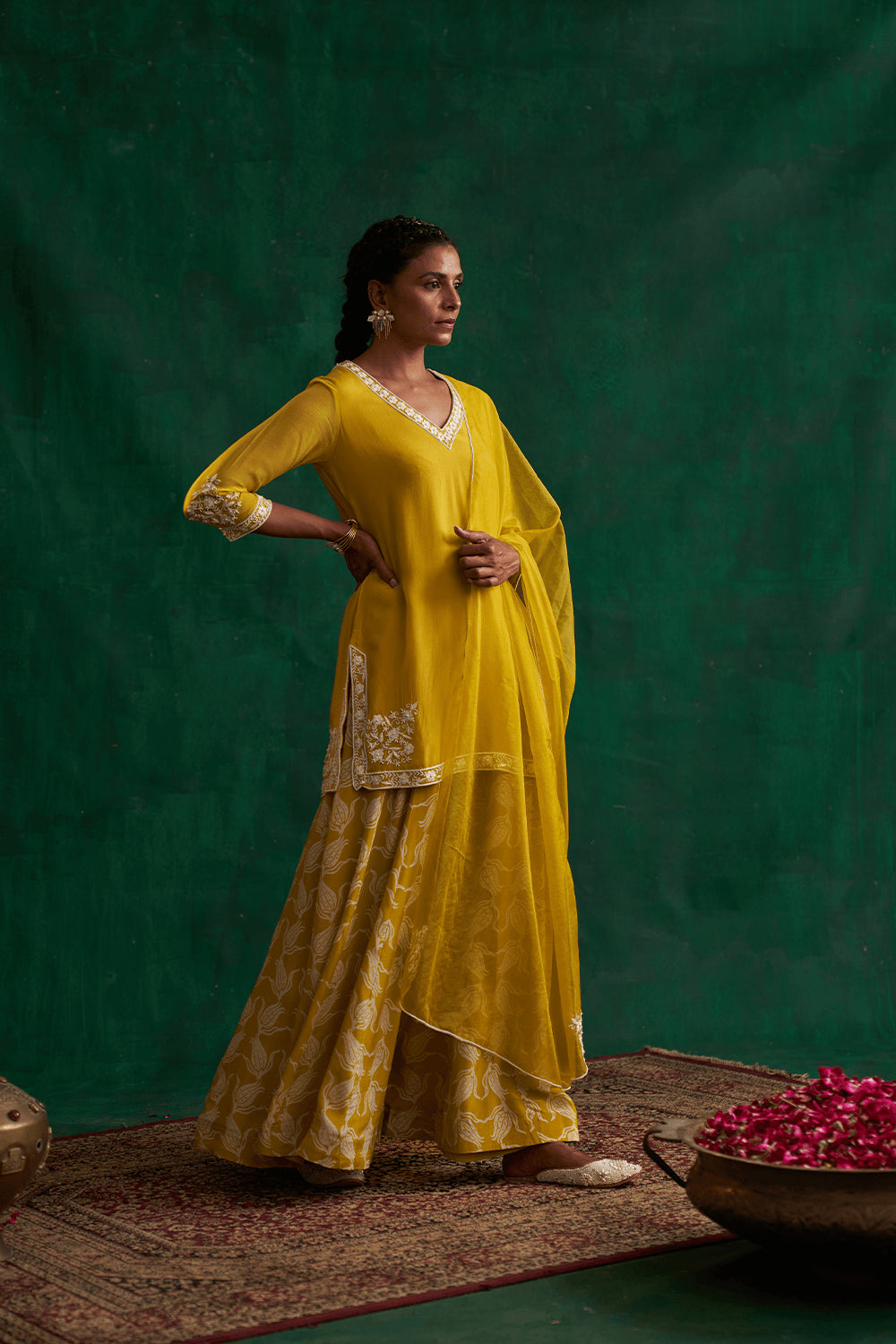 Turmeric Yellow Garara Set