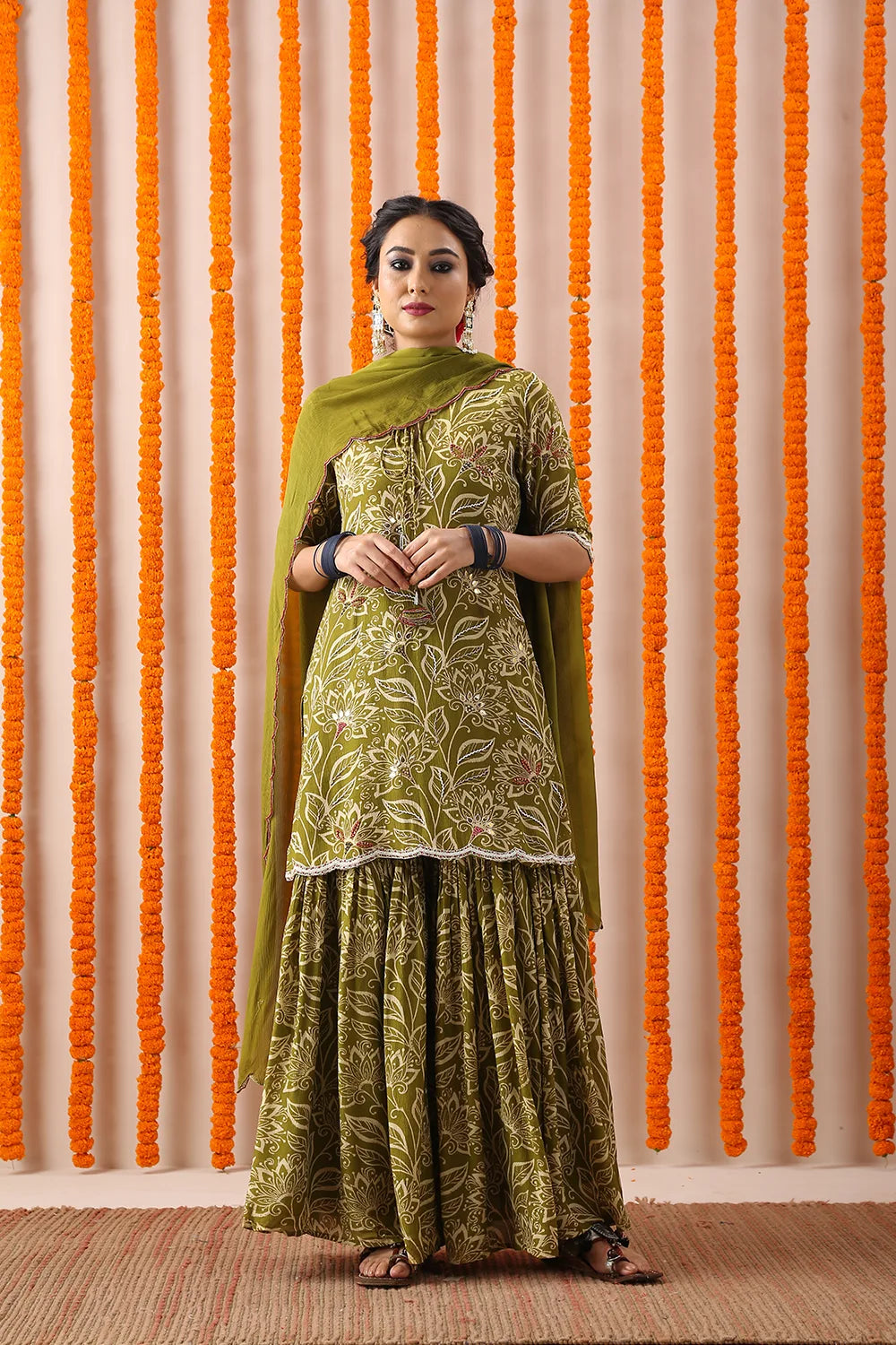 Green Mehendi Set