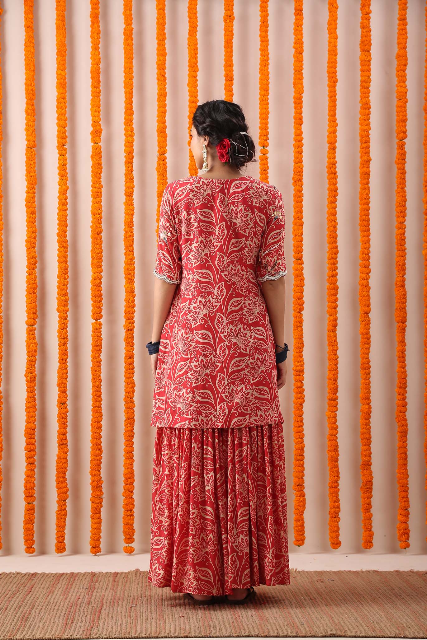 Red Mehendi Set
